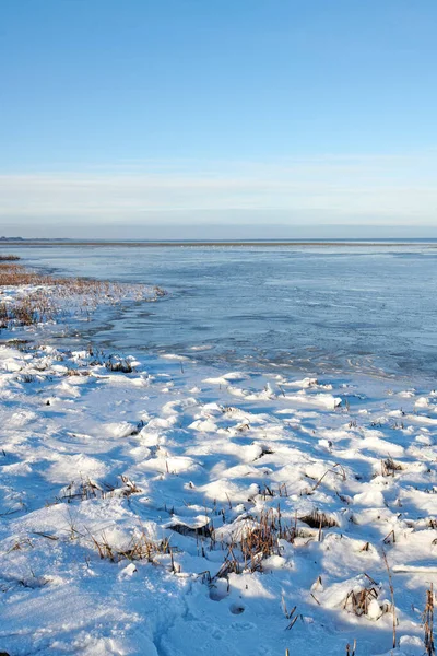 Danish Winter Landscape Coast Kattegat Photos Danish Winter Coast Kattegat — 스톡 사진