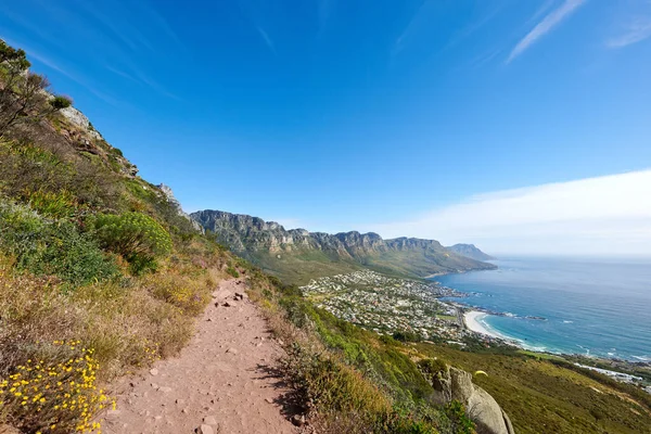 Mountain Trails Lions Head Table Mountaion Mountain Trails Lions Head — Stock Fotó