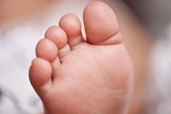 Tickle Them Dare You Unrecognisable Babys Adorable Feet Home — Stockfoto