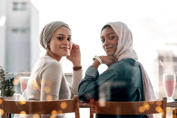 Spending Time Your Bestie Very Important Cropped Portrait Two Affectionate — Fotografia de Stock