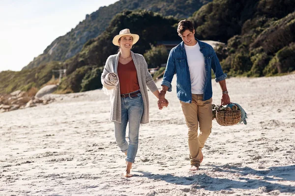 Plans Best Dates Middle Aged Couple Spending Day Beach — Fotografia de Stock