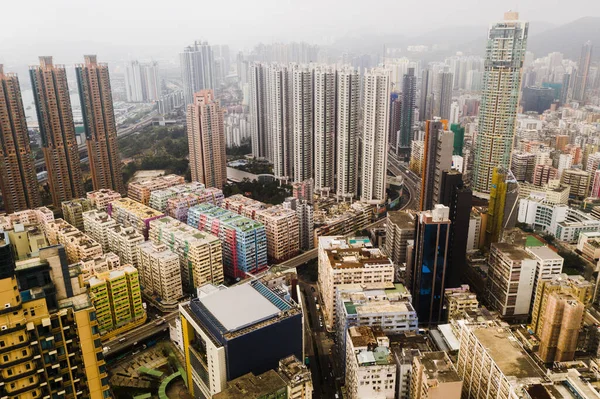 Come Explore City Hong Kong Skyscrapers Office Blocks Other Commercial — ストック写真