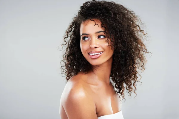 Leaving Bad Beauty Habits Studio Shot Beautiful Young Woman Posing — Stockfoto