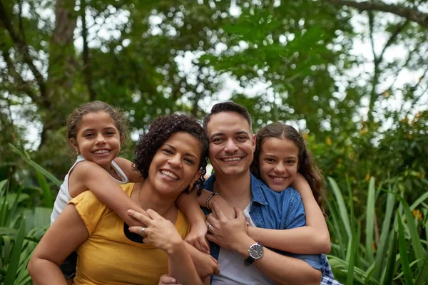 True Love Think You Mean Family Cropped Portrait Happy Family — Stockfoto