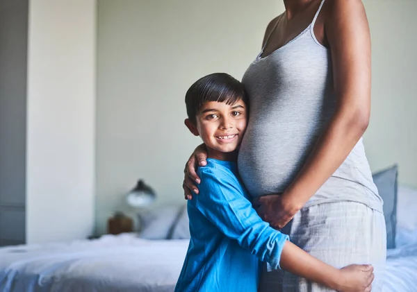 Heart Has Room One More Cropped Portrait Adorable Little Boy — Stock fotografie