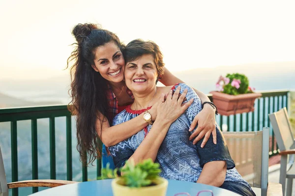 I love my mom. Cropped portrait of an attractive young woman spending quality time with her mother