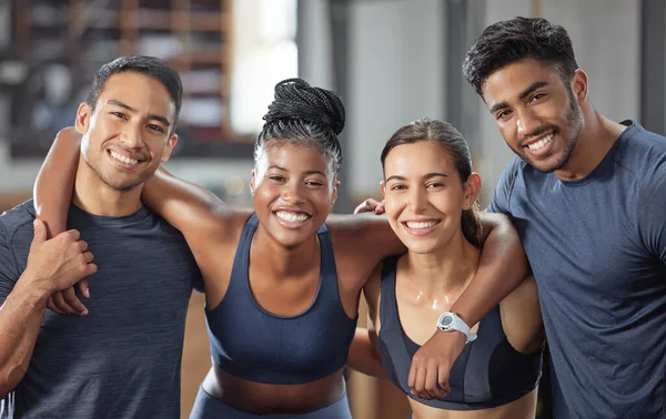 Squad Who Gyms Together Stays Together Group Happy Young People Stock Photo  by ©PeopleImages.com 647523246