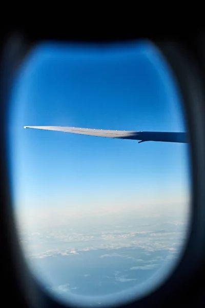 View Views Airplane Window — Stockfoto