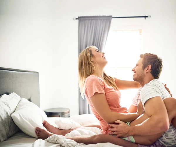 Love Best Part Life Happy Young Couple Sharing Affectionate Moment — Zdjęcie stockowe