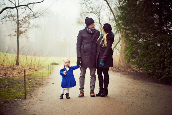 First You Now Have Everything Family Outdoors — Stockfoto