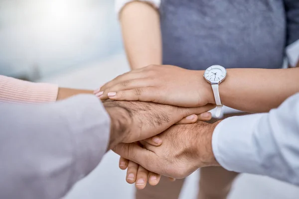 Hands Trust Teamwork Business People Motivation Innovation Vision Workshop Meeting — Stockfoto