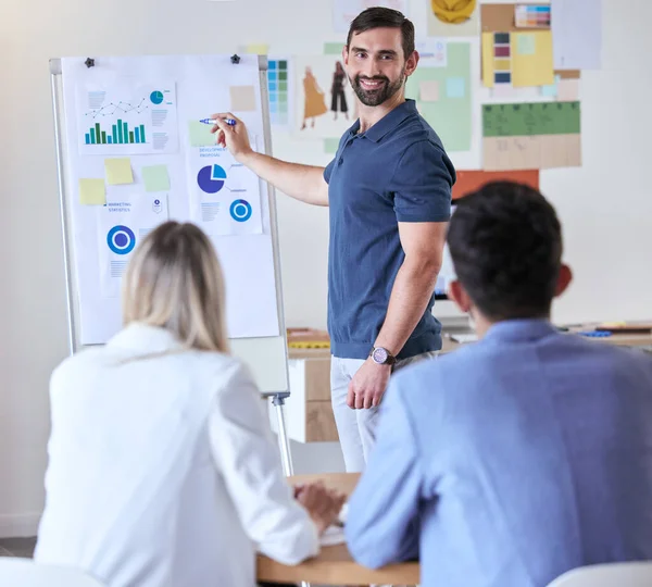 Business Marketing Presentation Teamwork Training Workshop Data Review Office Startup — Zdjęcie stockowe
