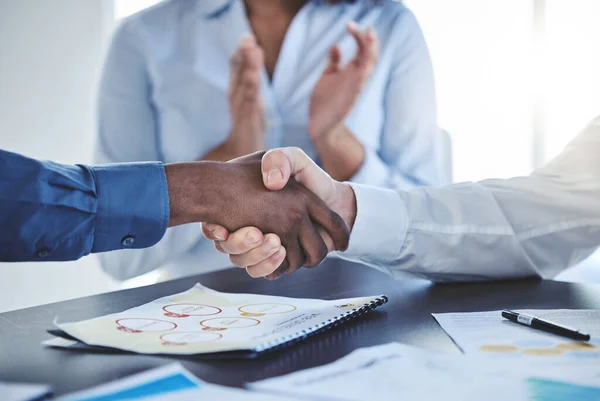 Hand Diversity Business People Partnership Handshake Success Collaboration Deal Hand — Stok fotoğraf