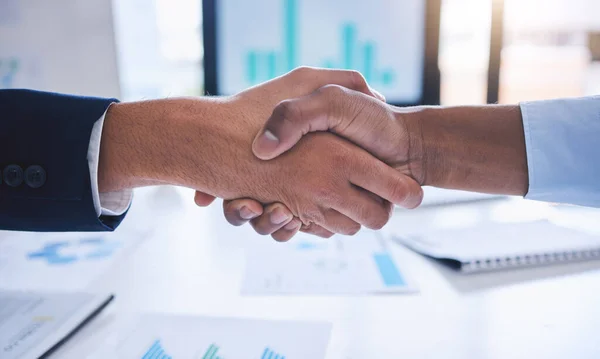 Hand Business People Partnership Hand Shake Agreement B2B Corporate Contract — Stok fotoğraf