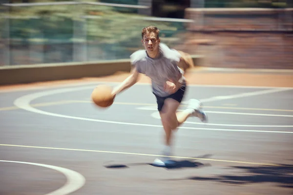 Basketball Player Sports Training Active Fit Fast Man Playing Game — Stock Fotó