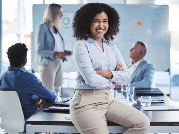 Leadership Business Woman Empowerment Manager Working Vision Success Motivation Company — Fotografia de Stock