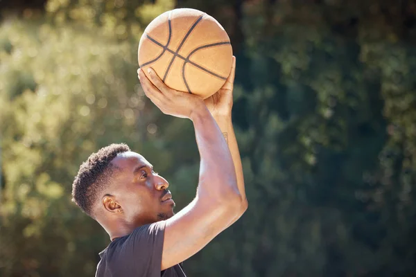 Basketball Sports Exercise Workout Man Doing Fitness Health Cardio Training — Stockfoto