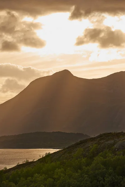 Natura Selvaggia Della Norvegia Settentrionale Foto Norvegia Selvaggia Norvegia Settentrionale — Foto Stock