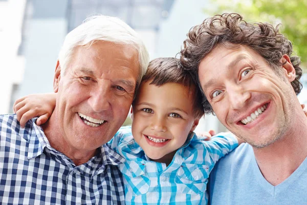 Deze Familie Weet Hoe Plezier Moeten Hebben Portret Van Een — Stockfoto