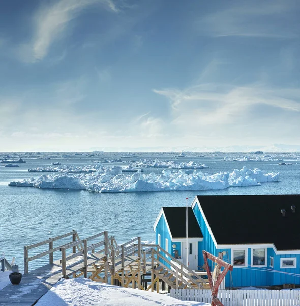 Фото Ілулісата Іцефьорд Ґренландія — стокове фото