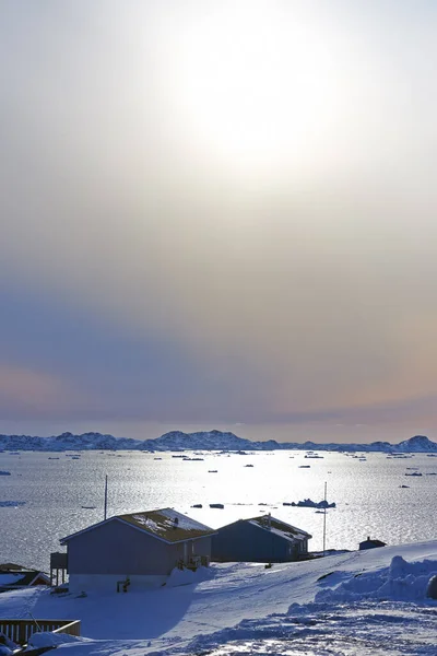 Groenlândia Beleza Norte Uma Foto Ilulissat Groenlândia — Fotografia de Stock