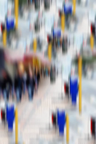 Motion Blurred City Life Motion Lens Blurred Photo City People — Stock Photo, Image