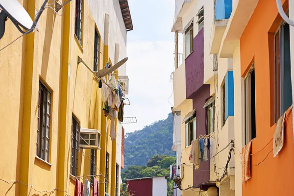 Urban color. a colorful neighbourhood in Rio de Janeiro, Brazil