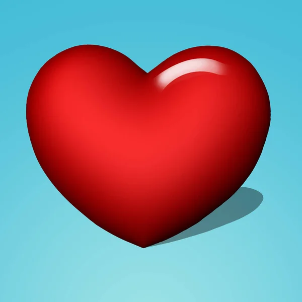 Aşk Kalbini Beden Büyütebilir Kalplerin Grafiksel Çizimi — Stok fotoğraf