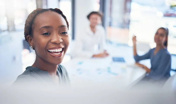 Mulher Negra Gerente Empresários Com Apresentação Quadro Branco Planejamento Reunião — Fotografia de Stock