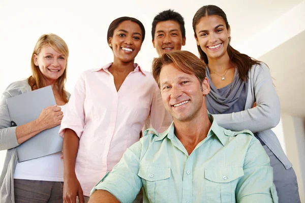 Team Job Too Taxing Diverse Group Business Professionals — Stock Photo, Image