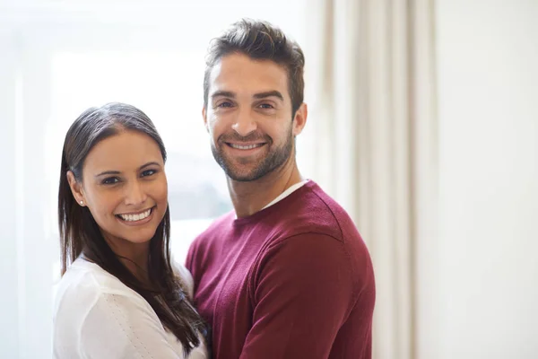 Theyre Made Each Other Portrait Affectionate Young Couple Spending Quality — Stock Photo, Image