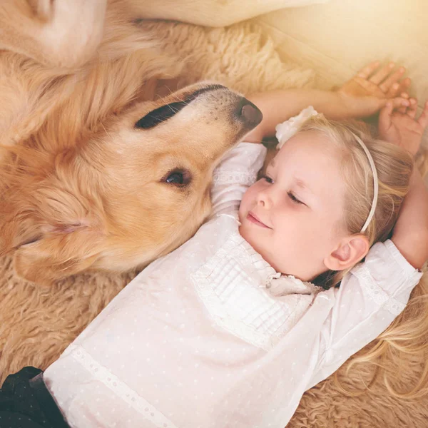 Ich Liebe Dich Winzig Menschlich Ein Entzückendes Kleines Mädchen Mit — Stockfoto