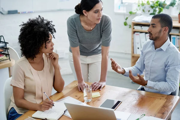 Samen Niets Wat Niet Kunnen Bereiken Een Groep Professionals Die — Stockfoto