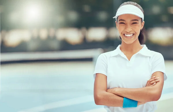 Теніс Спорт Фізична Підготовка Спортивною Жінкою Дворі Своїми Руками Перейшли — стокове фото