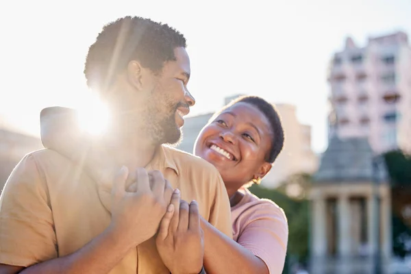 Sol Brilho Amor Para Casal Feliz Data Romântica Livre Para — Fotografia de Stock