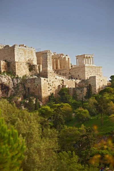 Una Foto Del Partenón Acrópolis Atenas —  Fotos de Stock