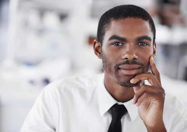 Succes Niet Gemakkelijk Gekomen Gesneden Portret Van Een Zelfverzekerde Jonge — Stockfoto