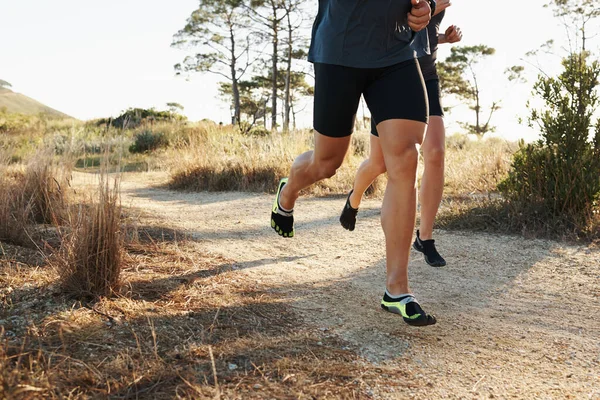 Sentirse Bien Mantenerse Forma Joven Atleta Corriendo Aire Libre — Foto de Stock