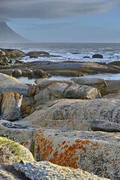 Costa Pacífica Una Escena Junto Mar Provincia Occidental Sudáfrica — Foto de Stock