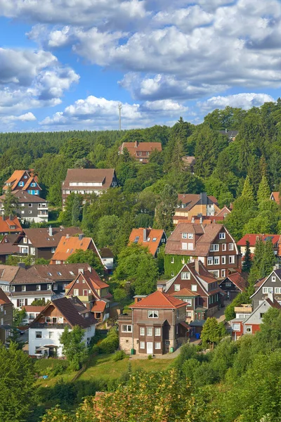 Malerisches Ländliches Dorf Hartz Deutschland Historische Architektur Und Bauwerke Ostdeutschland — Stockfoto