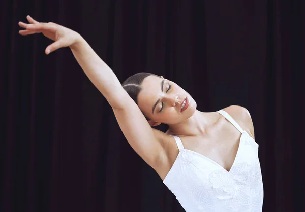 Ballet Tari Dan Seni Dengan Wanita Dalam Pertunjukan Teater Untuk — Stok Foto