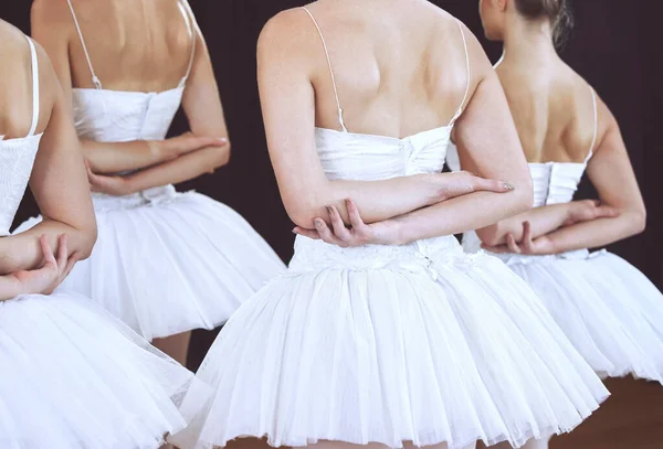 Ballet Danza Arte Con Espalda Las Mujeres Escenario Para Actuación —  Fotos de Stock