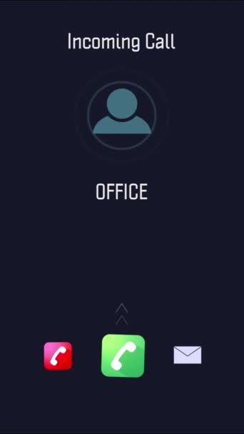 Telefone Chamada Fintech Entre Contato Conosco Com Digital Aplicativo Comunicação — Vídeo de Stock