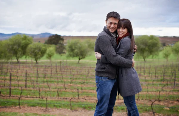 Seu Amor Não Pode Ser Escondido Casal Amoroso Desfrutando Dia — Fotografia de Stock