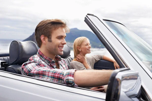 Los Convertibles Son Único Coche Para Viaje Por Carretera Una —  Fotos de Stock