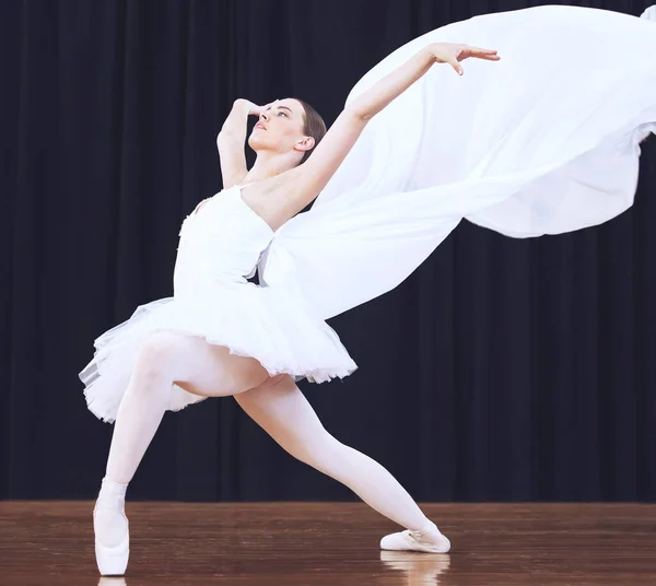 Danza Ballet Actuación Escénica Mujer Producción Teatral Inicio Competencia Baile — Foto de Stock