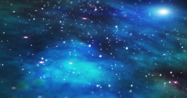 Galaxia Universo Espacio Sistema Solar Vía Lechosa Cielo Nocturno Ciencia — Vídeo de stock