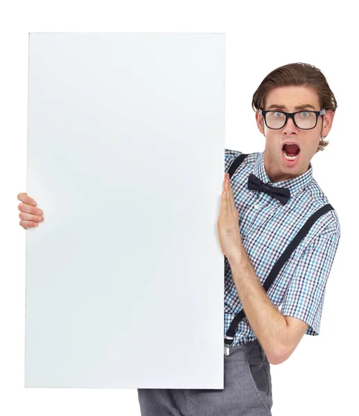 Est Marché Couper Souffle Portrait Jeune Homme Choqué Par Les Images De Stock Libres De Droits