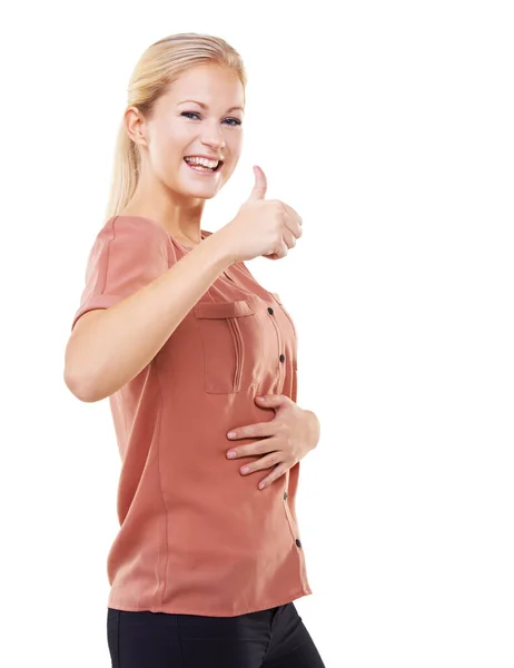 Świetnie Sobie Radzi Wczesnych Miesiącach Ciąży Piękna Młoda Kobieta Trzymająca — Zdjęcie stockowe
