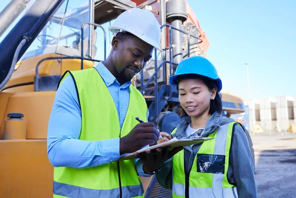 Logistik Checkliste Transport Und Inspektion Von Lkws Für Supply Chain — Stockfoto